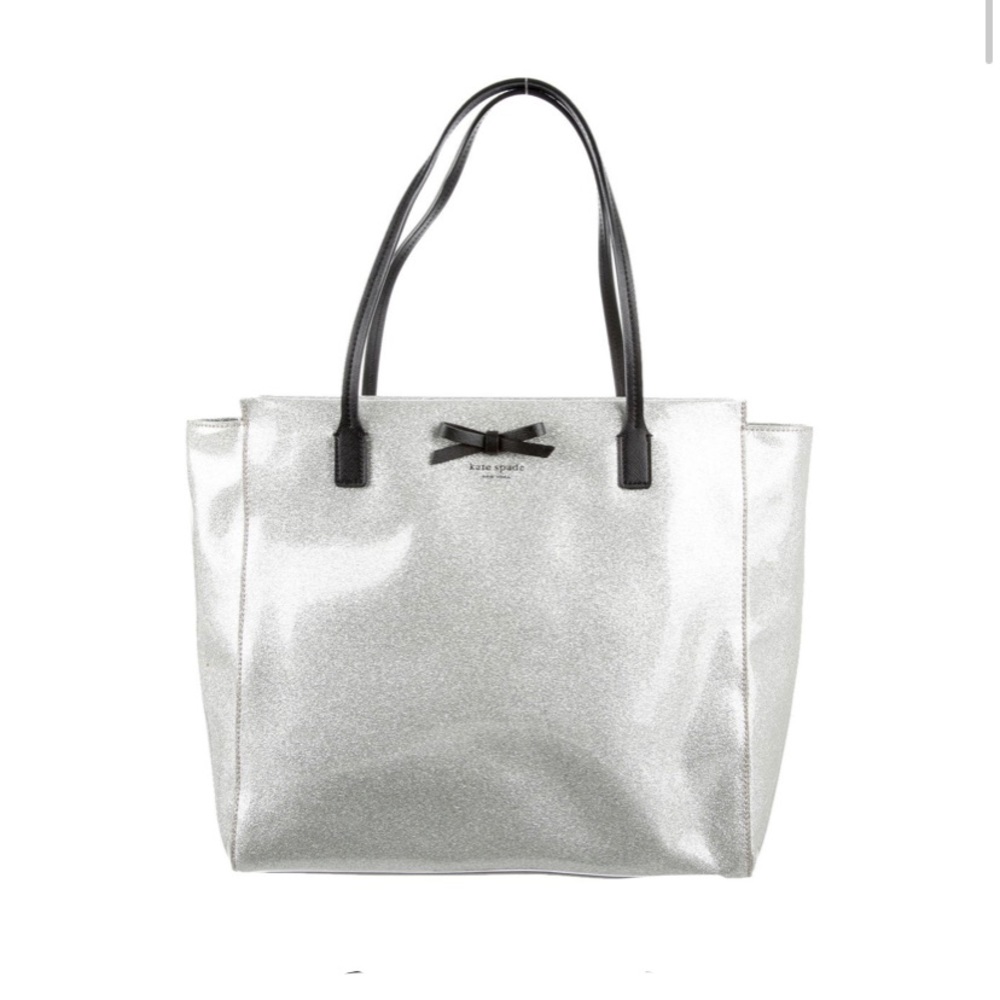 Kate Spade Mavis Street Taden Tote Bag Silver